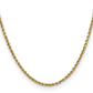 Semi Solid Diamond-cut Rope with Lobster Clasp Chain - WBC