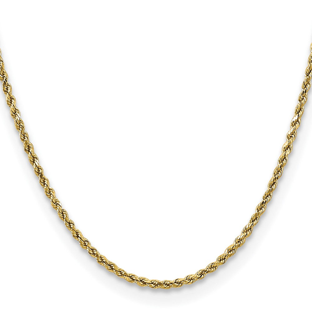 Semi Solid Diamond-cut Rope with Lobster Clasp Chain - WBC