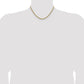 Semi Solid Diamond-cut Rope with Lobster Clasp Chain - WBC