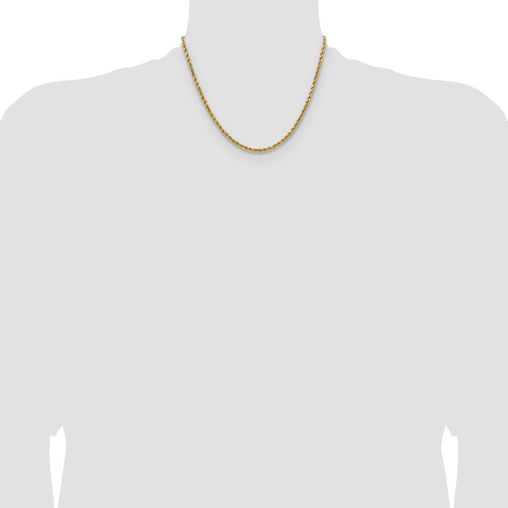 Semi Solid Diamond-cut Rope with Lobster Clasp Chain - WBC