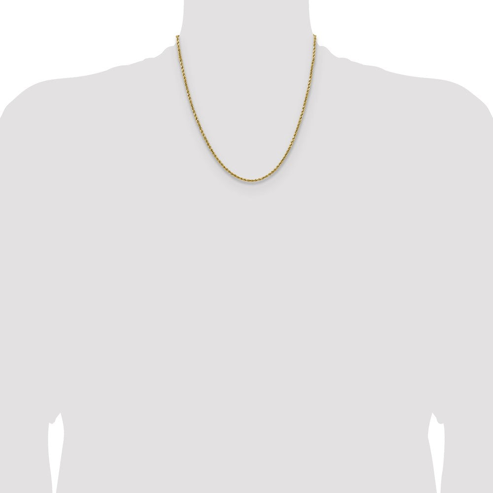 Semi Solid Diamond-cut Rope with Lobster Clasp Chain - WBC