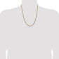 Semi Solid Diamond-cut Rope with Lobster Clasp Chain - WBC
