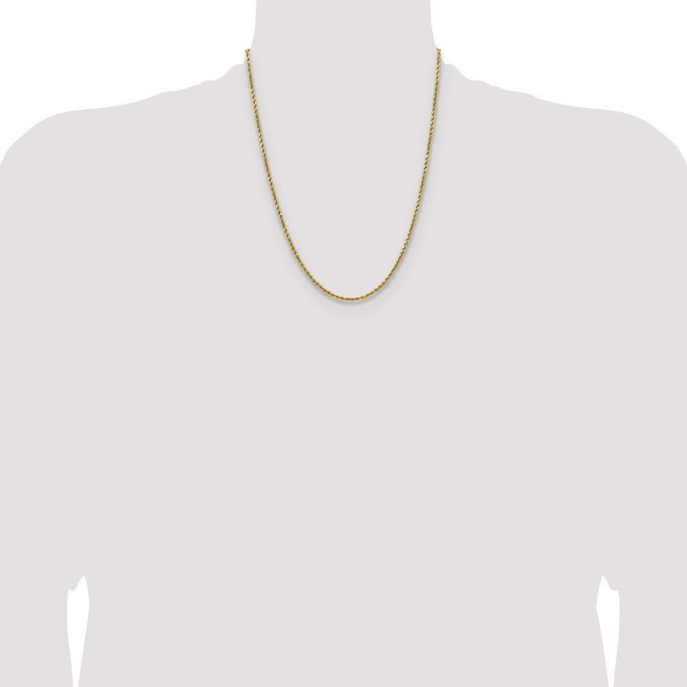 Semi Solid Diamond-cut Rope with Lobster Clasp Chain - WBC