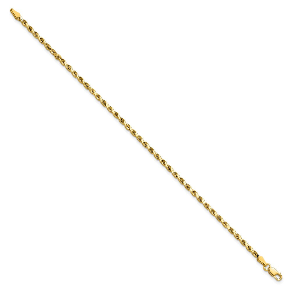 Semi Solid Diamond-cut Rope with Lobster Clasp Chain - WBC