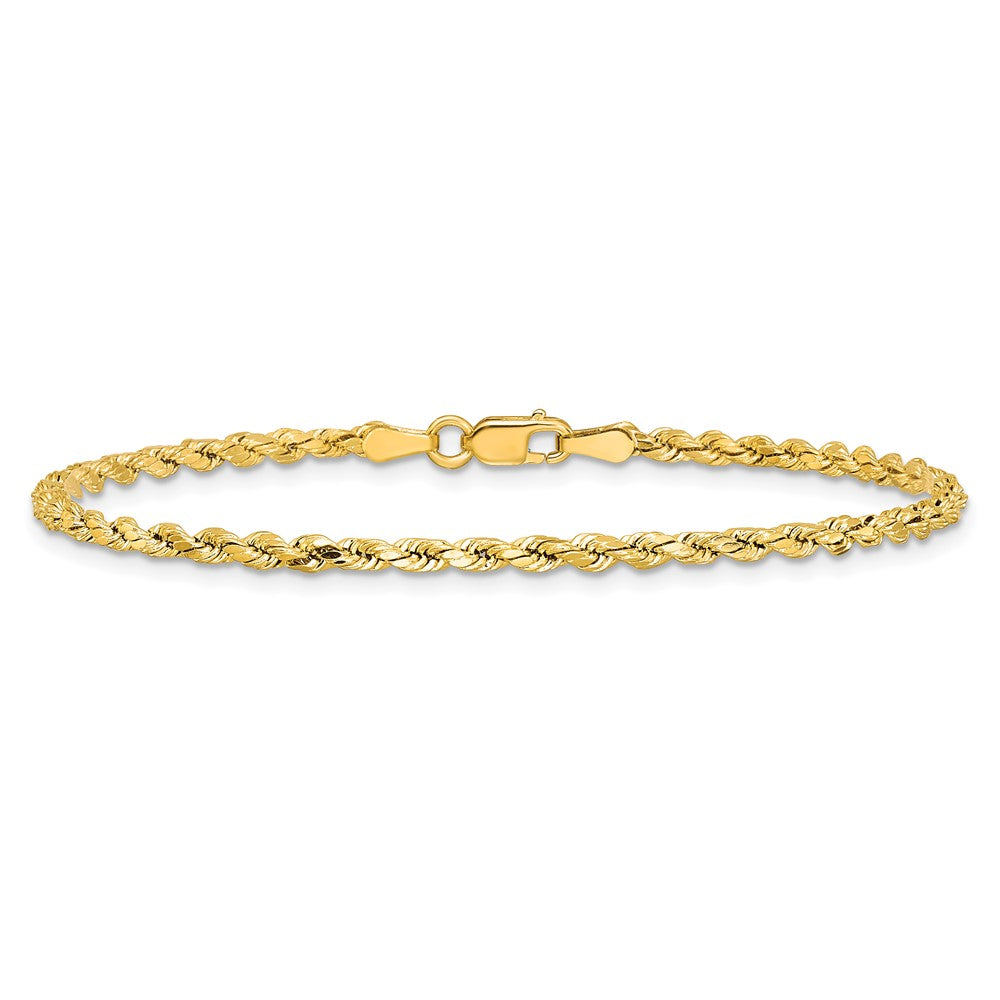 Semi Solid Diamond-cut Rope with Lobster Clasp Chain - WBC
