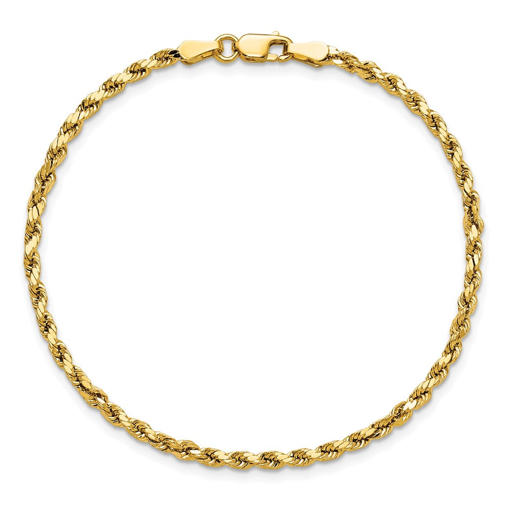 Semi Solid Diamond-cut Rope with Lobster Clasp Chain - WBC