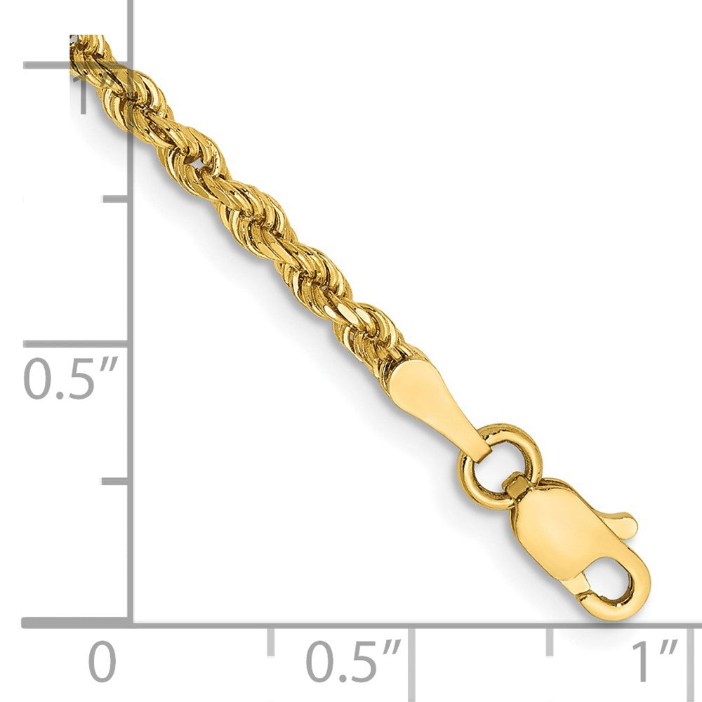 Semi Solid Diamond-cut Rope with Lobster Clasp Chain - WBC