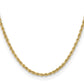 Semi Solid Diamond-cut Rope with Lobster Clasp Chain - WBC