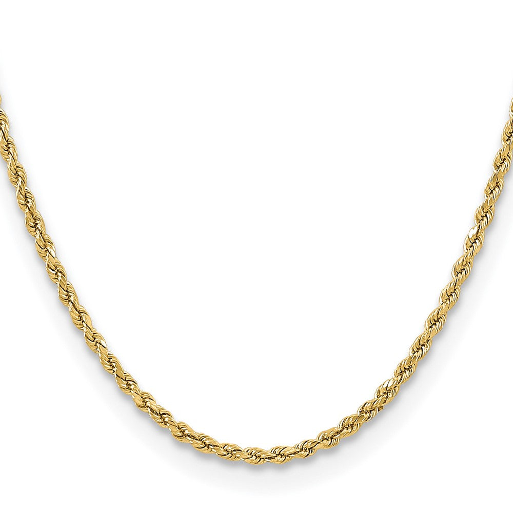 Semi Solid Diamond-cut Rope with Lobster Clasp Chain - WBC
