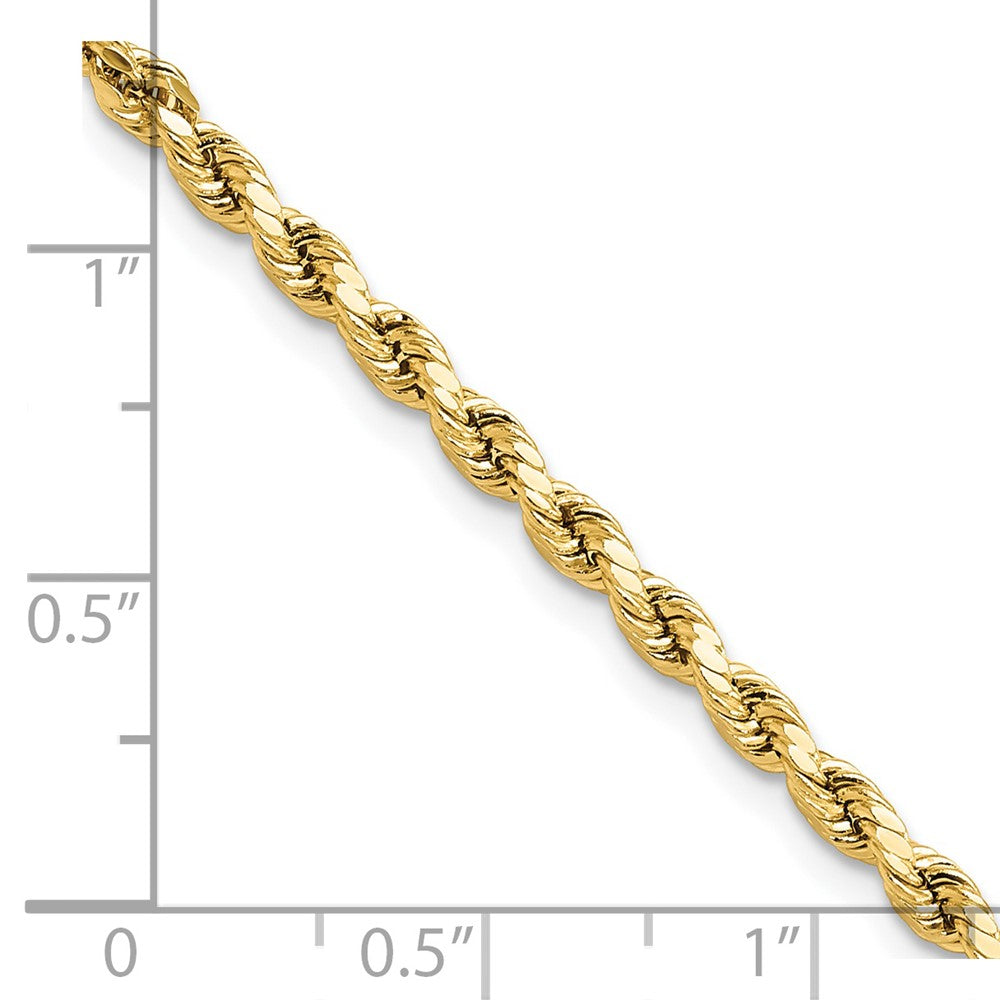Semi Solid Diamond-cut Rope with Lobster Clasp Chain - WBC