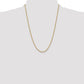 Semi Solid Diamond-cut Rope with Lobster Clasp Chain - WBC