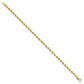 Semi Solid Diamond-cut Rope with Lobster Clasp Chain - WBC