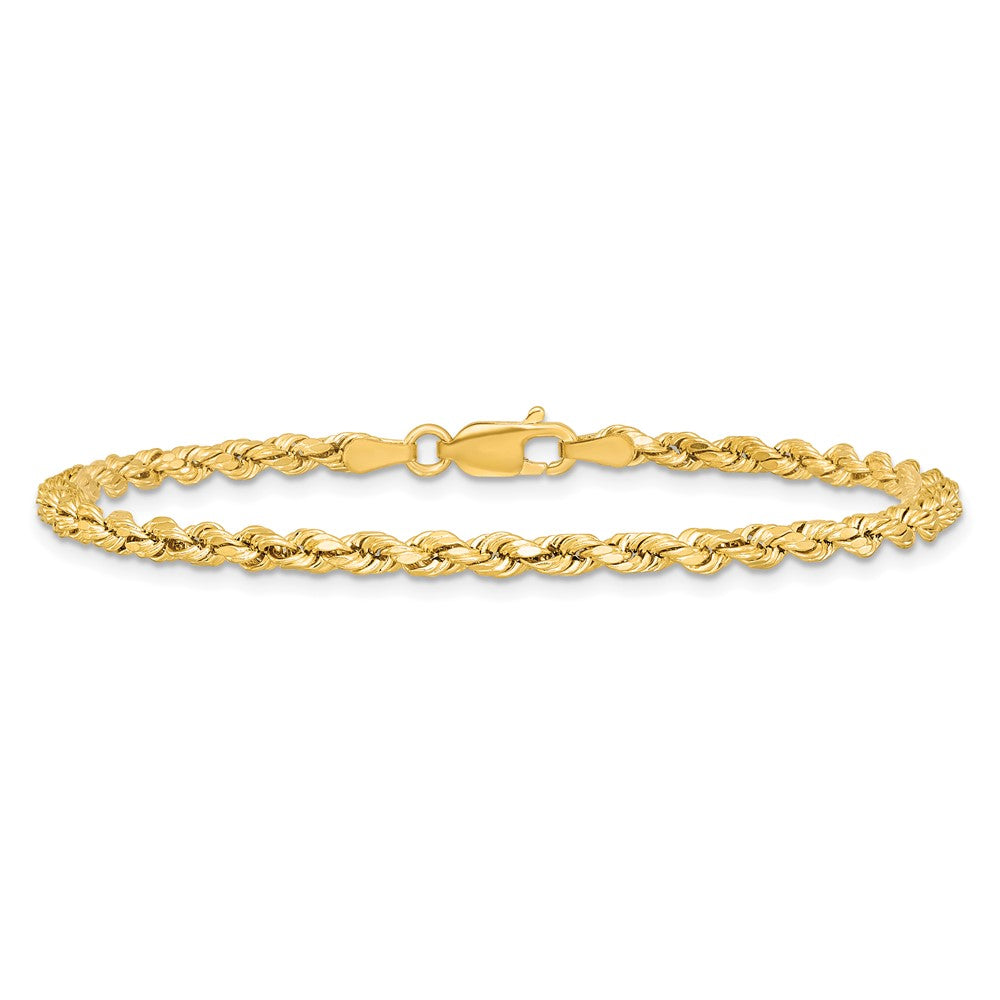 Semi Solid Diamond-cut Rope with Lobster Clasp Chain - WBC