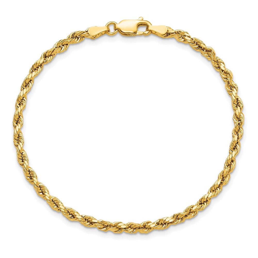 Semi Solid Diamond-cut Rope with Lobster Clasp Chain - WBC