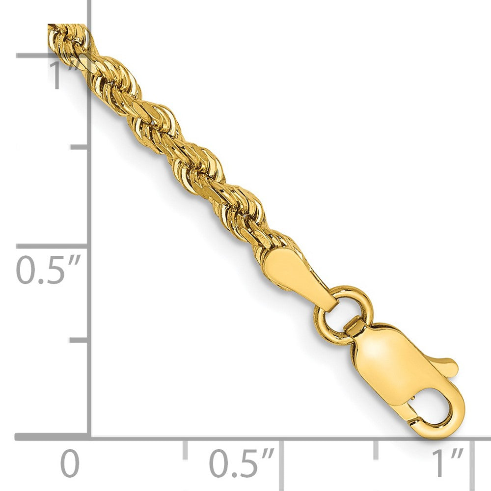 Semi Solid Diamond-cut Rope with Lobster Clasp Chain - WBC