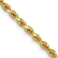 Semi Solid Diamond-cut Rope with Lobster Clasp Chain - WBC