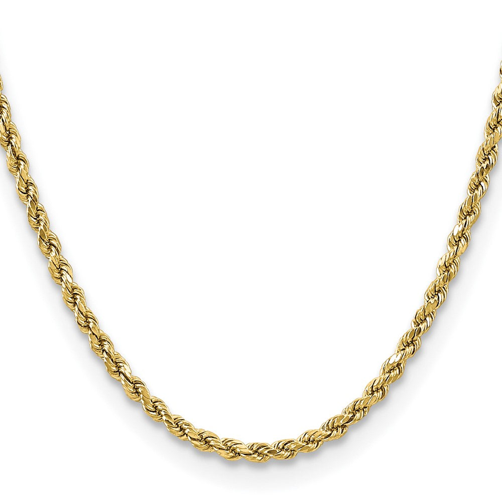Semi Solid Diamond-cut Rope with Lobster Clasp Chain - WBC