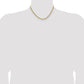 Semi Solid Diamond-cut Rope with Lobster Clasp Chain - WBC