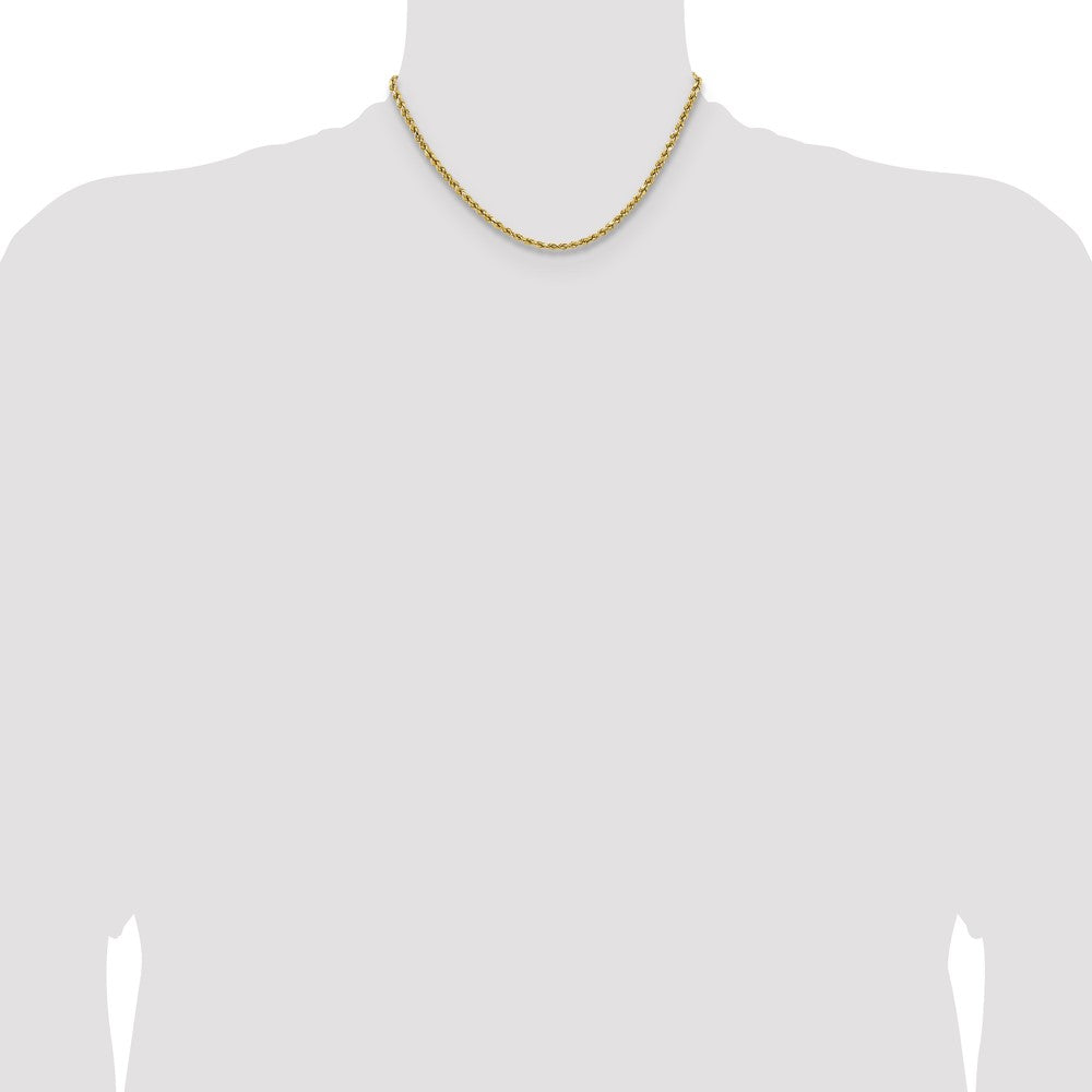 Semi Solid Diamond-cut Rope with Lobster Clasp Chain - WBC