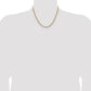 Semi Solid Diamond-cut Rope with Lobster Clasp Chain - WBC