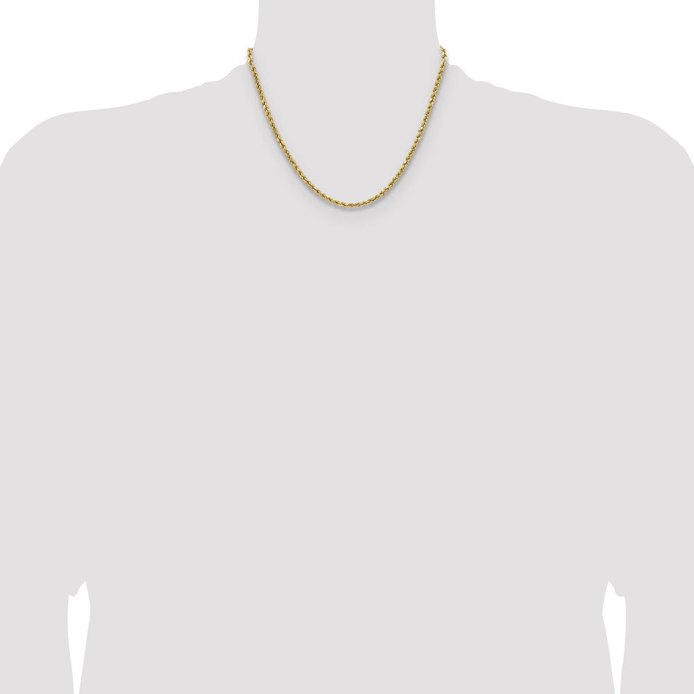 Semi Solid Diamond-cut Rope with Lobster Clasp Chain - WBC