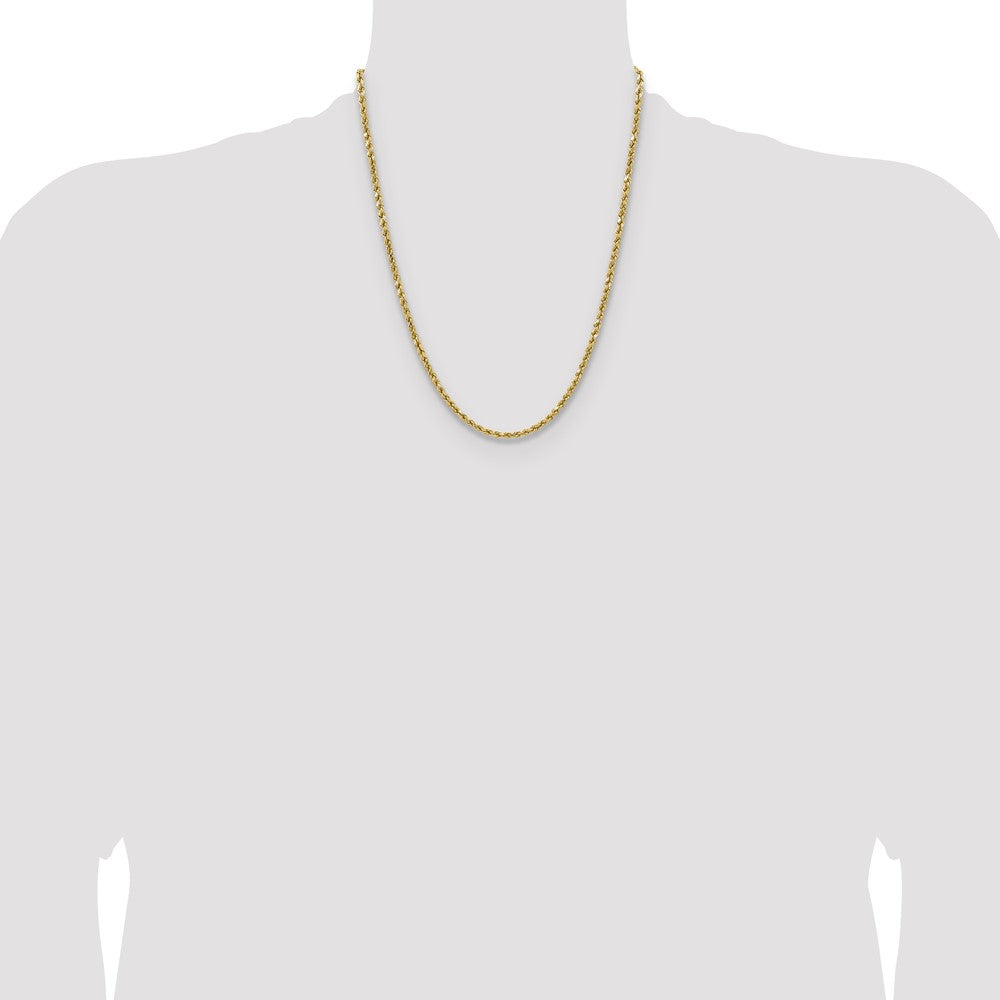Semi Solid Diamond-cut Rope with Lobster Clasp Chain - WBC