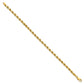 Semi Solid Diamond-cut Rope with Lobster Clasp Chain - WBC