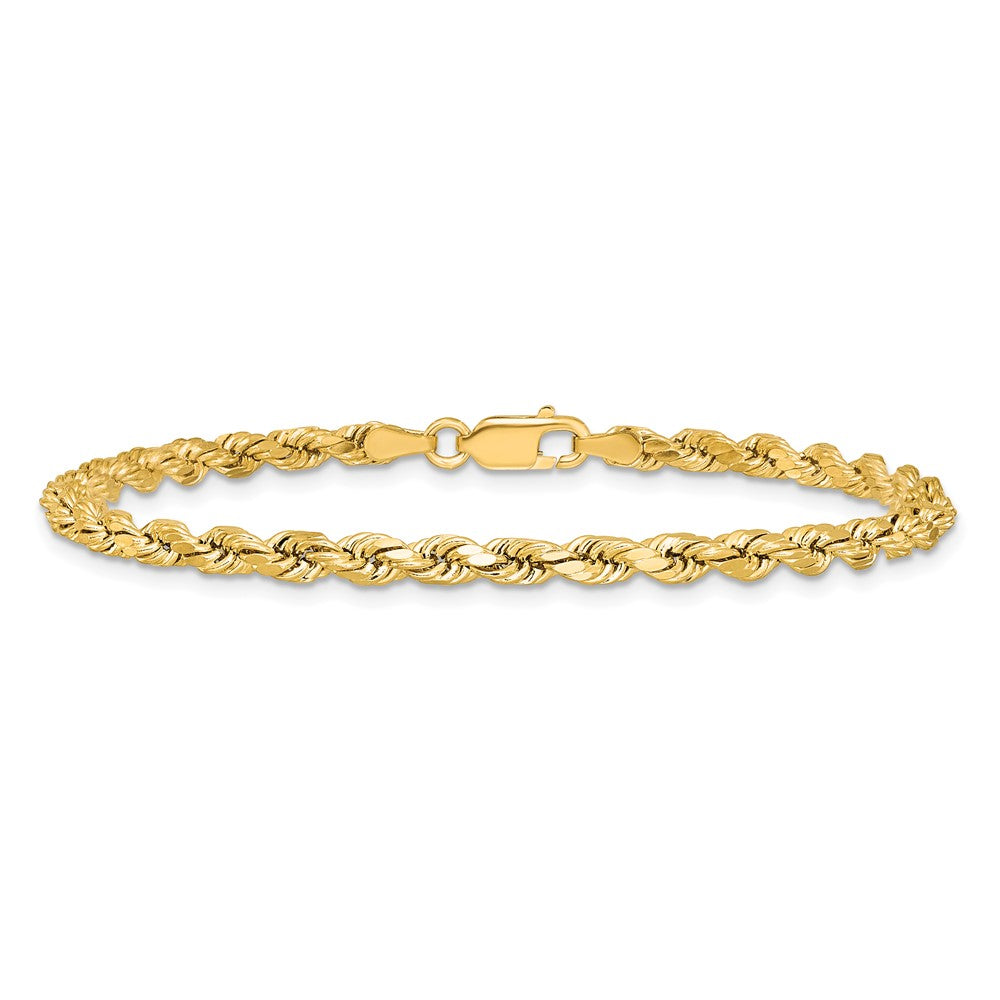 Semi Solid Diamond-cut Rope with Lobster Clasp Chain - WBC