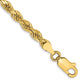 Semi Solid Diamond-cut Rope with Lobster Clasp Chain - WBC