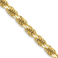 Semi Solid Diamond-cut Rope with Lobster Clasp Chain - WBC
