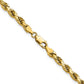 Semi Solid Diamond-cut Rope with Lobster Clasp Chain - WBC