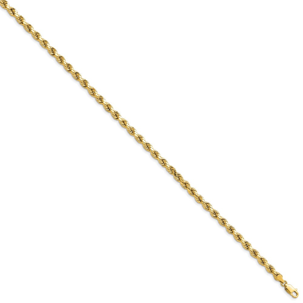 Semi Solid Diamond-cut Rope with Lobster Clasp Chain - WBC