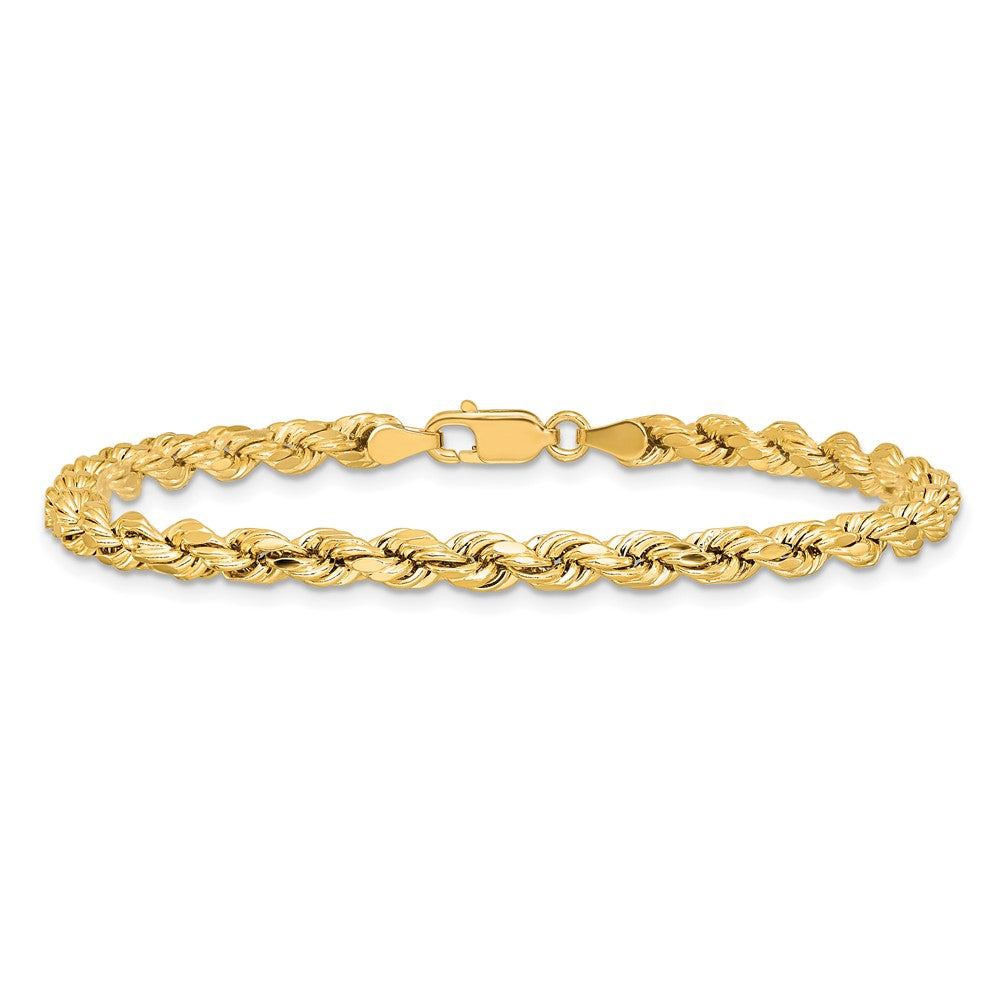 Semi Solid Diamond-cut Rope with Lobster Clasp Chain - WBC