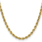 Semi Solid Diamond-cut Rope with Lobster Clasp Chain - WBC