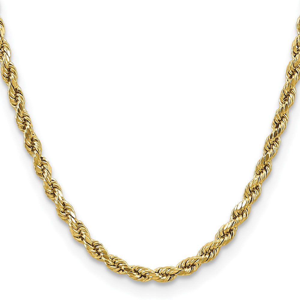 Semi Solid Diamond-cut Rope with Lobster Clasp Chain - WBC