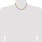 Semi Solid Diamond-cut Rope with Lobster Clasp Chain - WBC
