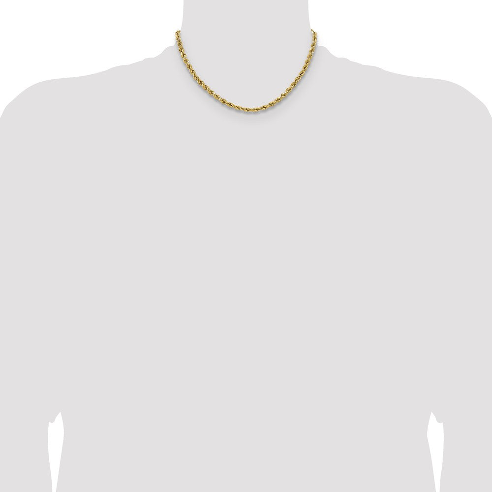 Semi Solid Diamond-cut Rope with Lobster Clasp Chain - WBC
