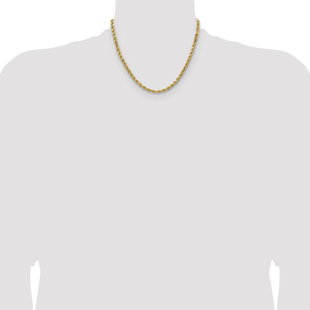 Semi Solid Diamond-cut Rope with Lobster Clasp Chain - WBC