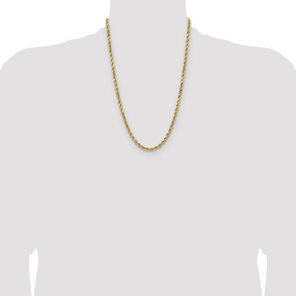 Semi Solid Diamond-cut Rope with Lobster Clasp Chain - WBC