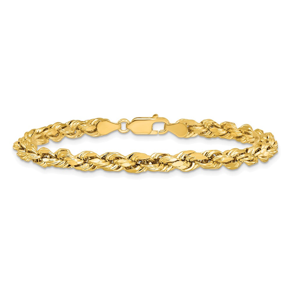 Semi Solid Diamond-cut Rope with Lobster Clasp Chain - WBC