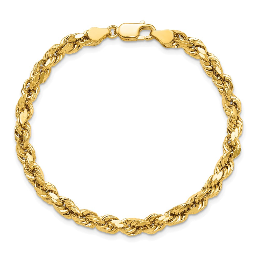 Semi Solid Diamond-cut Rope with Lobster Clasp Chain - WBC