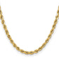 Semi Solid Diamond-cut Rope with Lobster Clasp Chain - WBC