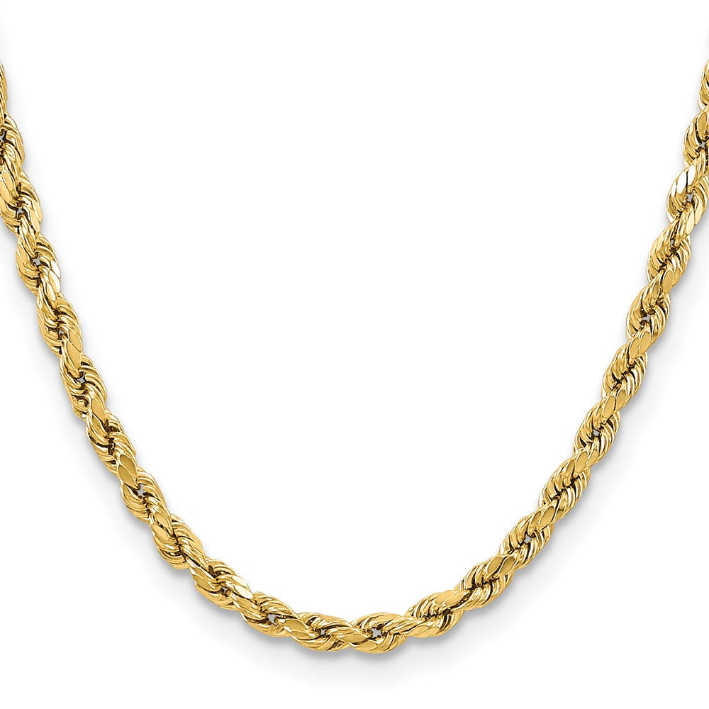 Semi Solid Diamond-cut Rope with Lobster Clasp Chain - WBC