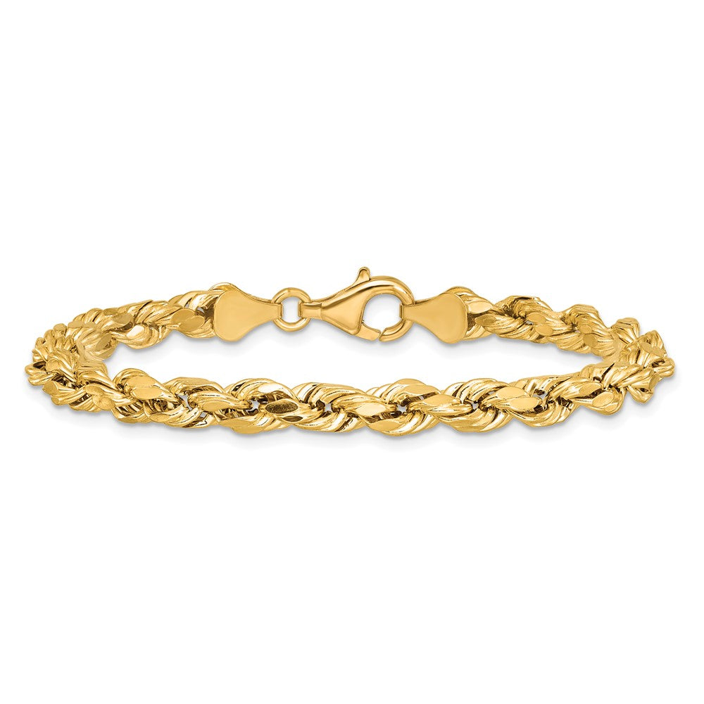 Semi Solid Diamond-cut Rope with Lobster Clasp Chain - WBC