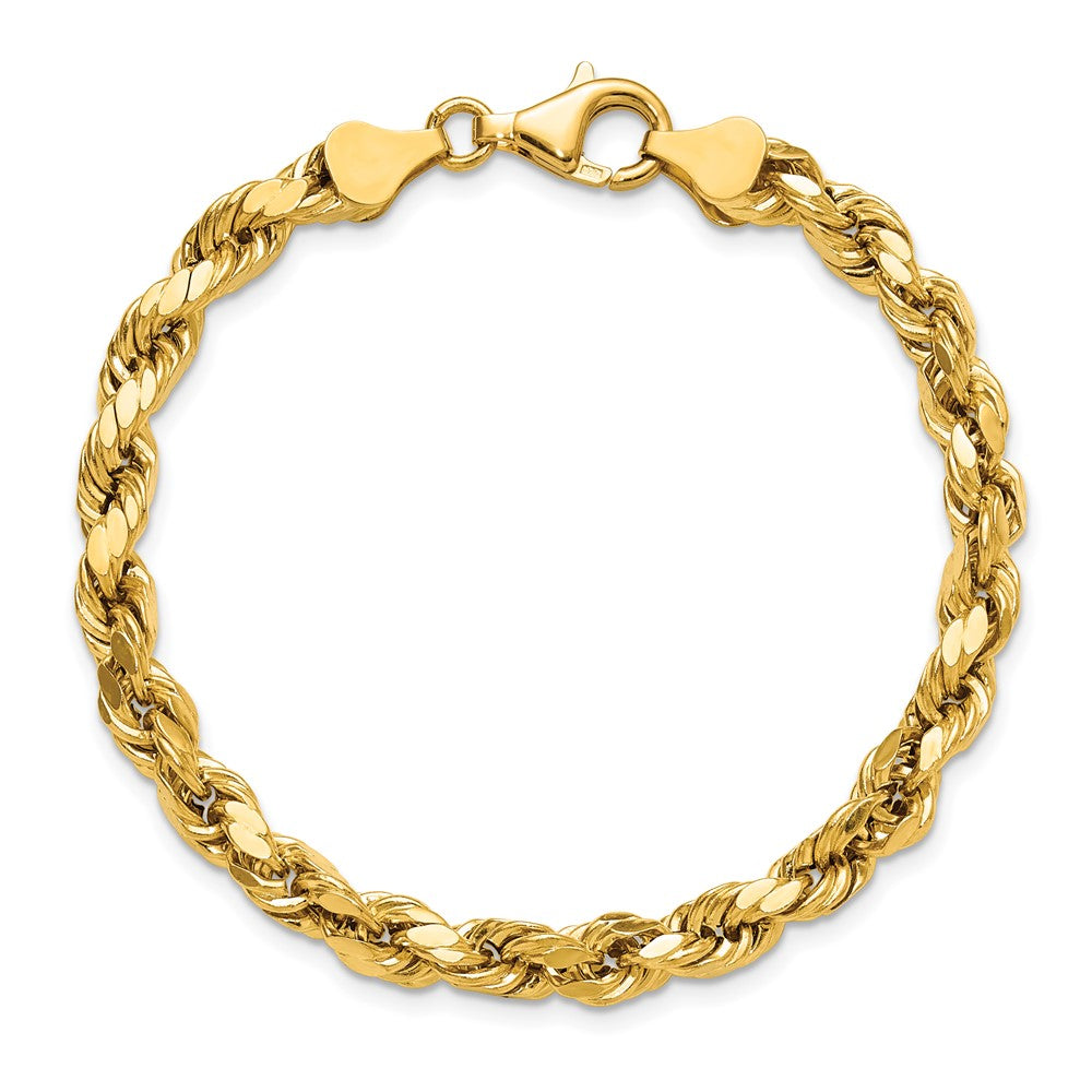 Semi Solid Diamond-cut Rope with Lobster Clasp Chain - WBC