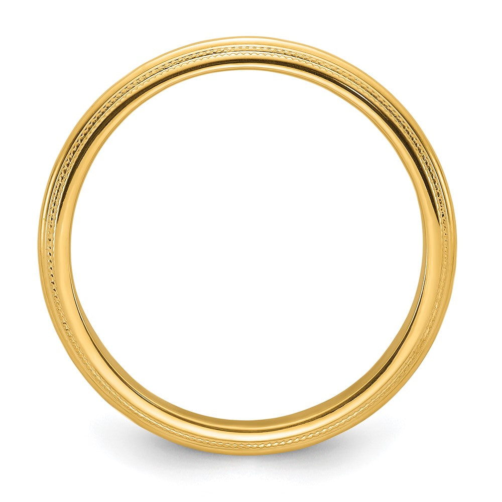 Double Milgrain Comfort Fit Wedding Band - WBC