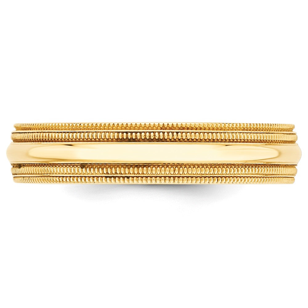 Double Milgrain Comfort Fit Wedding Band - WBC