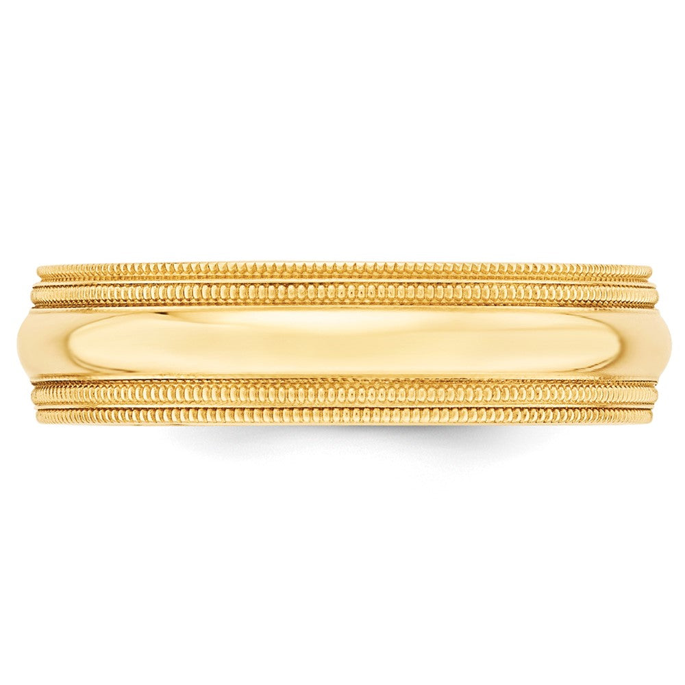 Double Milgrain Comfort Fit Wedding Band - WBC