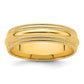 Double Milgrain Comfort Fit Wedding Band - WBC