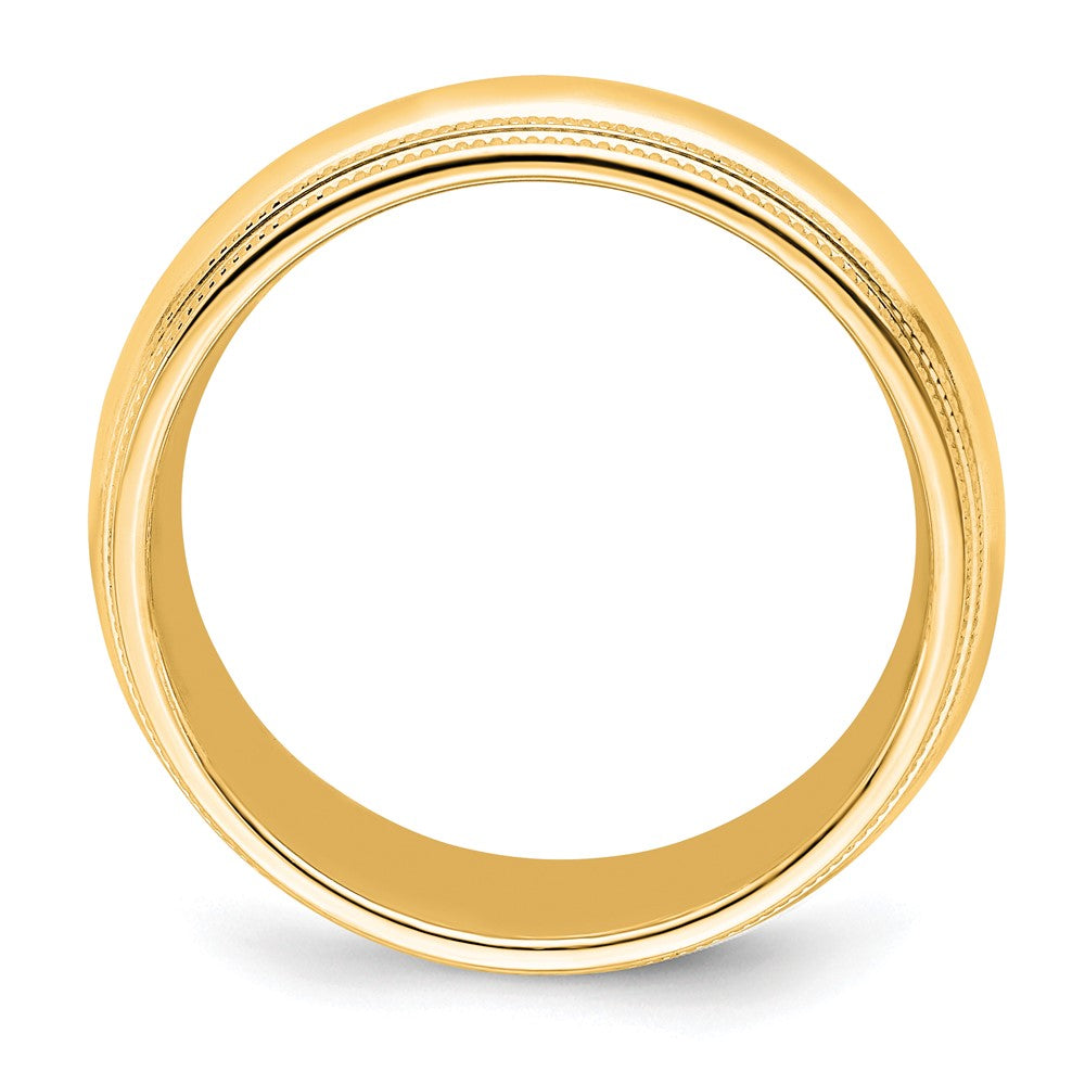 Double Milgrain Comfort Fit Wedding Band - WBC